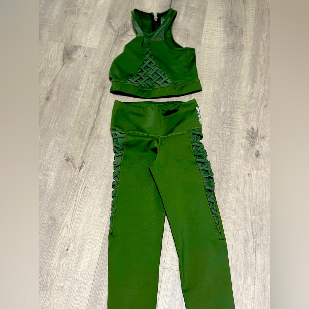 Brazilian two piece workout outfit